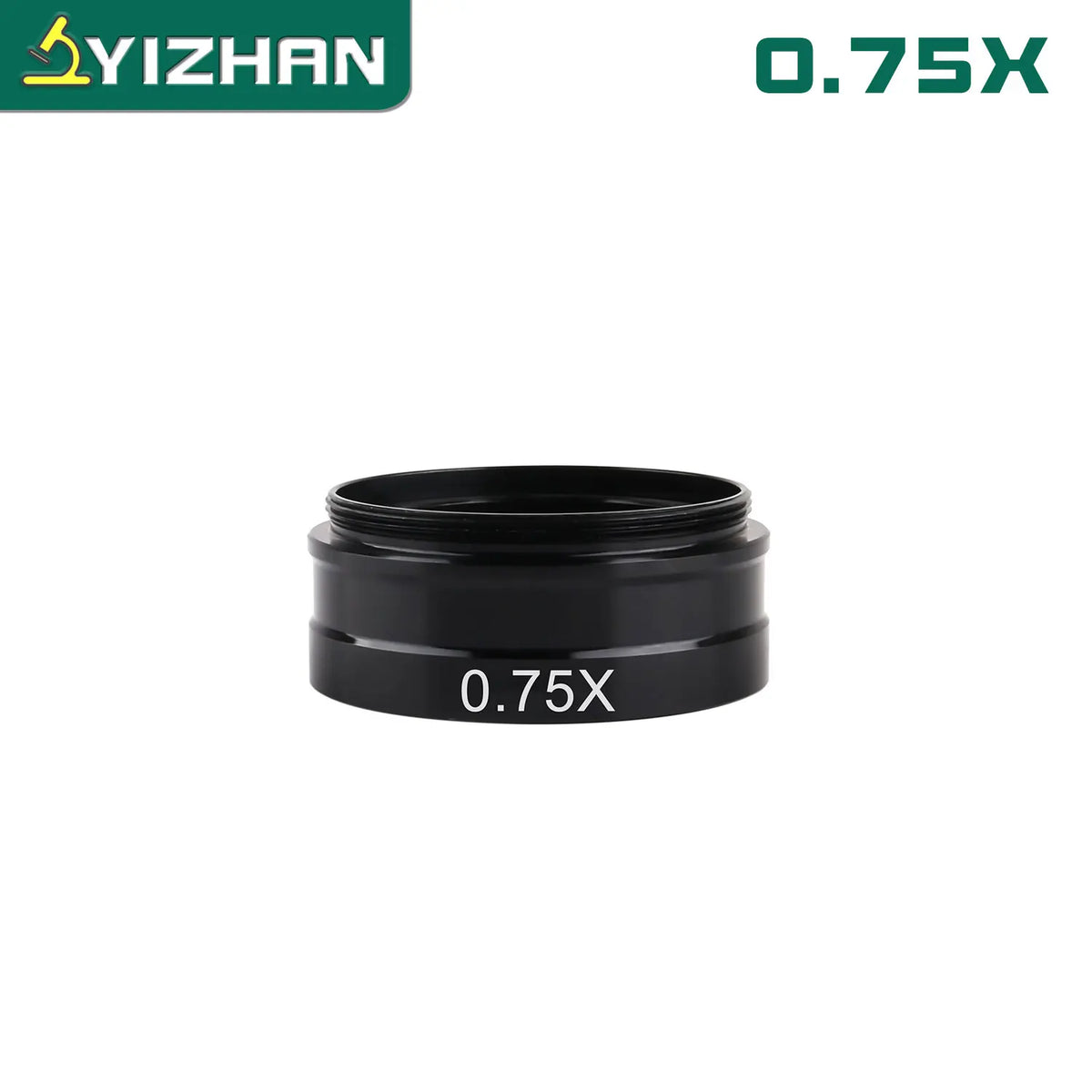 YIZHAN Adjustable Zoom C-Mount Lens Magnification 130X 180X 360X Lab 0.3X 0.5X 0.75X 2X Objective For Industry Microscope Camera