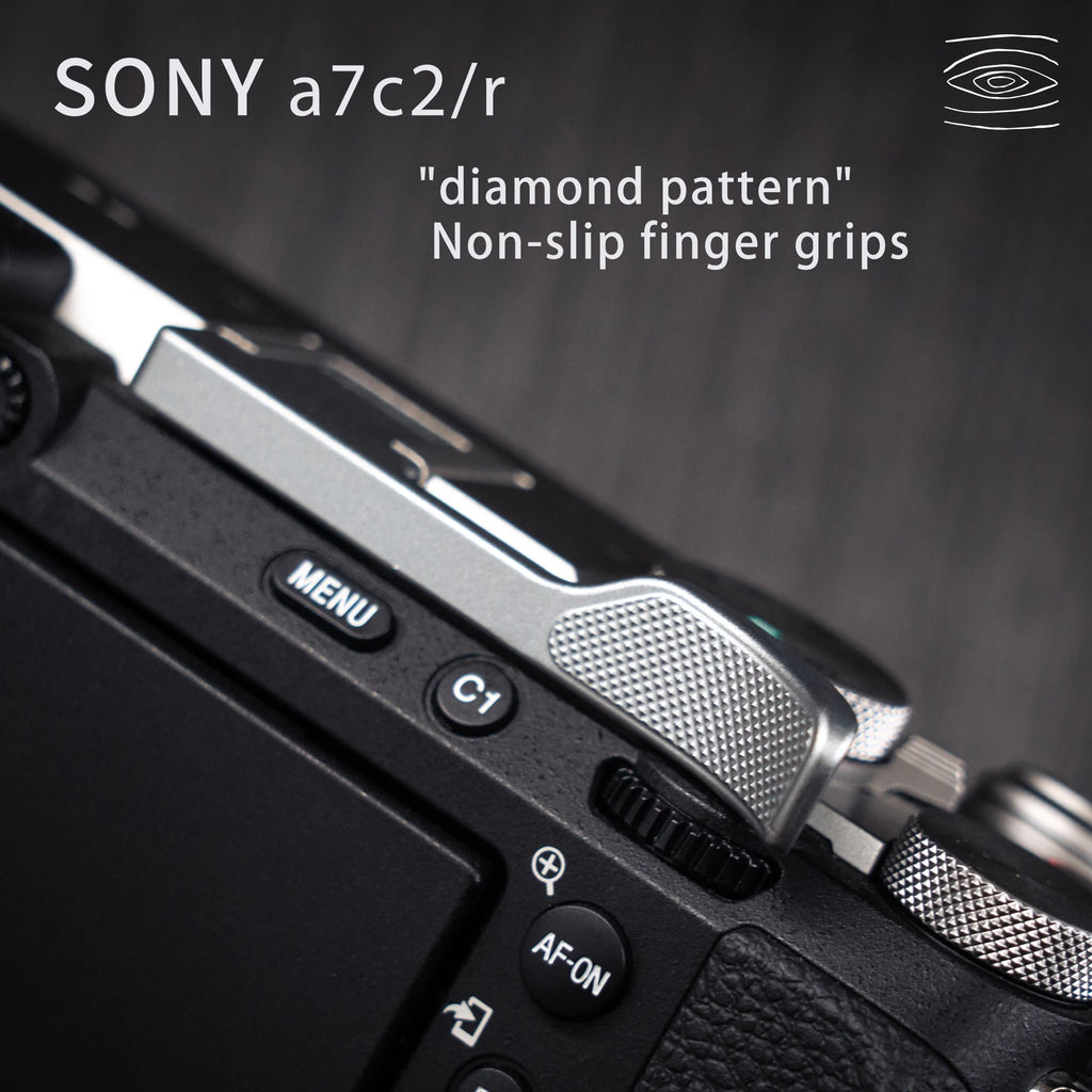 Aluminum Metal Hot Shoe Thumb-Up Hotshoe Thumb Up Grip for Sony A7C2 A7CR A7C Camera Hand Grip
