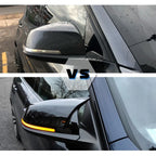 For Bmw 1 2 3 4 X Series Mirror Cap F20 F21 F87 M2 F23 F30 F32 F36 X1 E84 Gloss Black Side Mirror Cover Cap Rearview -M4 Style