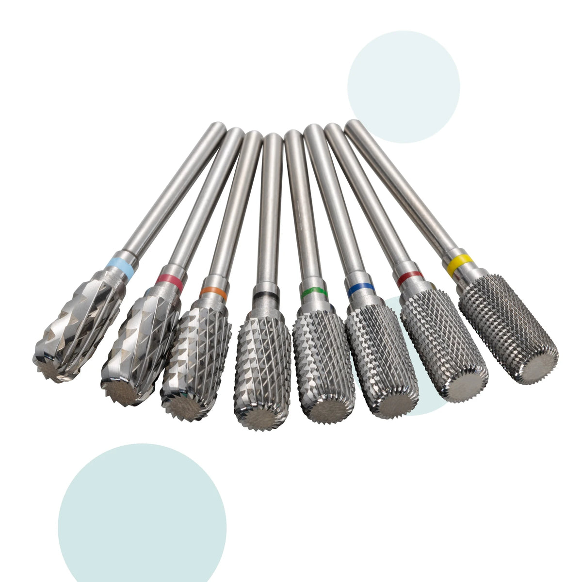 HYTOOS Barrel Nail Drill Bits 3/32 Carbide Burr Dust Proof Bit Milling Cutter For Manicure Electric Drill Nails Accessorie Tool