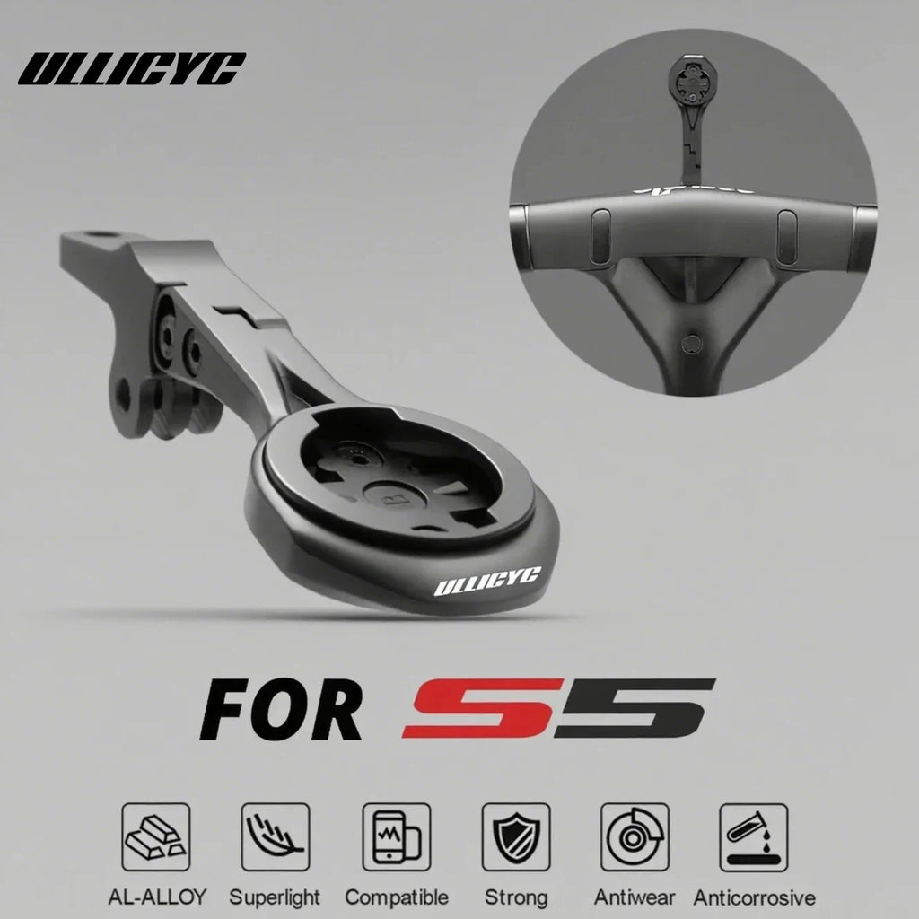 Aluminum Alloy Bike Computer Mount For Cervelo S5 Handlebar Road Bike GPS Headlight Holder Bracke For GARMIN XOSS IGPSPORT