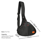 Camera Bags Portable Professional Shoulder Bag with Rain Cover for Canon Sony Panasonic SLR Lens Tripod For Men Outdoor Travel