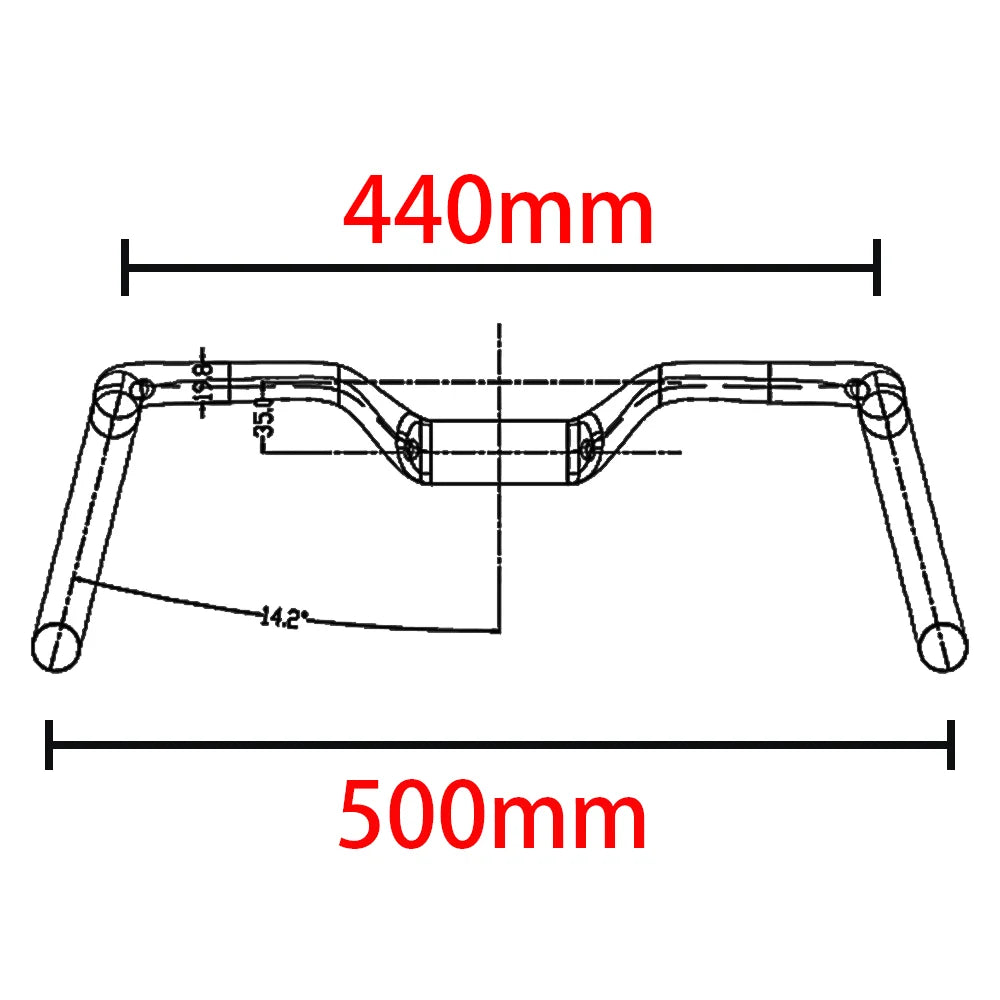 2024 Gravel handle 14 ° Carbon Bicycle Handlebar Aero Handlebar Drop Lift Road Bike Handlebar Internal cable Fixed tooth track