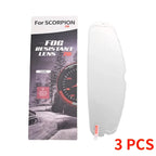 Anti fog film For Scorpion exo 1400 Carbon, R1 Air exo 520 exo 391 Motorcycle Helmet Visor