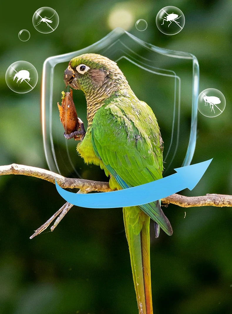 Bird insect repellent 100ml parrot supplies in addition to feather lice mites sterilization in vitro insect spray starling thrus