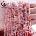 100% Natural Gold Pyrite Gemstone Beads 3mm Faceted Loose Stone Beads for Jewelry Bracelet Making DIY Accessories 10 strands/lot