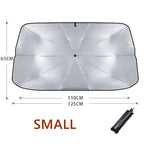 Car Sunshade Car Sunshade Retractable Sunscreen Heat Insulation Front Windshield Parasol Summer Sunscreen Products