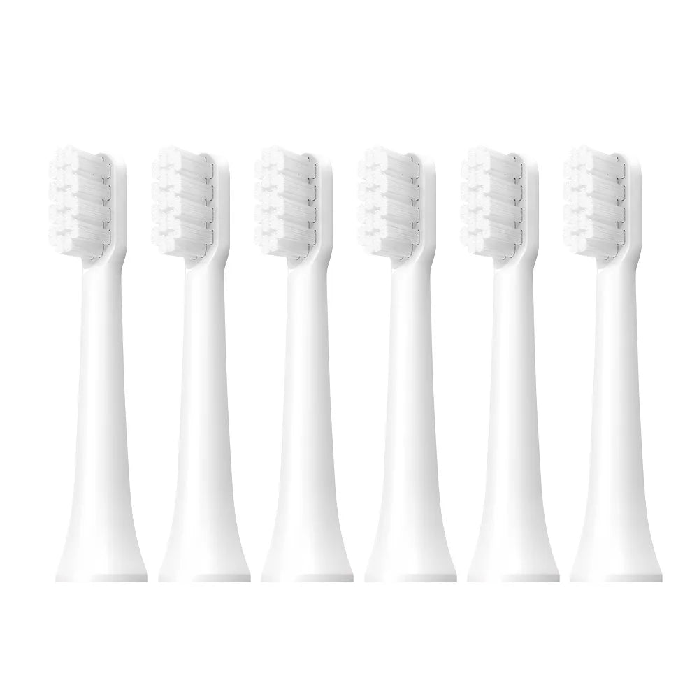 Replacement Brush Heads for MIJIA T100 Electric Toothbrush, DuPont Soft Bristles, 6/12pcs