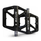 BUCKLOS Bike Pedal Ultralight Pedal Platform for Road Mountain Bike Anti-slip Nylon Sealed Bearings Flat Pedals MTB Bicycle Part