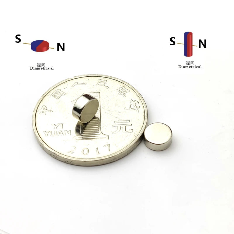 50PCS/LOT magnet Magnetic 6x2 6x2.5 2x1 4x2 4x3 5x2 5x3 8x2 10x3 6x3 mm encoder AS5600 AS5040 AS5045 AS5047 AS5048 AS5145 AS5147