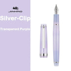 JINHAO 82 Fountain Pen Spin Silver Clip EF F M Nib Business Office School Supplies Ink Pens Korean Stationery Pens for Writing