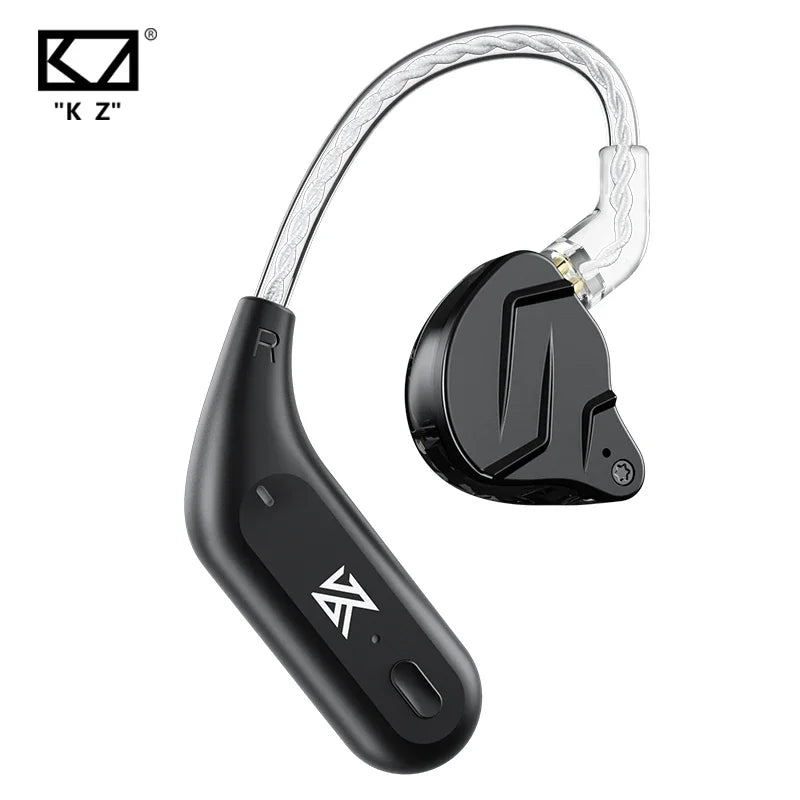 KZ AZ09 HD Bluetooth 5.4 Ear Hook Wireless Upgrade Cable with Charging Case, B Pin/C Pin