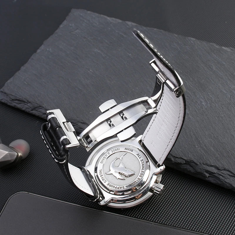 Carbon Fiber Pattern Leather Watch Strap 18mm 20mm 21mm 22mm 23mm 24mm Black Red Orange Stitching Watchband Bracelet Wristband