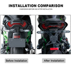 New For Z900 Z 900 2025 CNC aluminum motorcycle rear license plate holder tail tidy fender eliminator and license plate holder