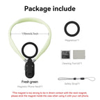 TELESIN Silicone Magnetic Quick Release Neck Mount Hold for Iphone 15 14 13 12 11 SAMSUNG XIAOMI Smart Phone Accessories