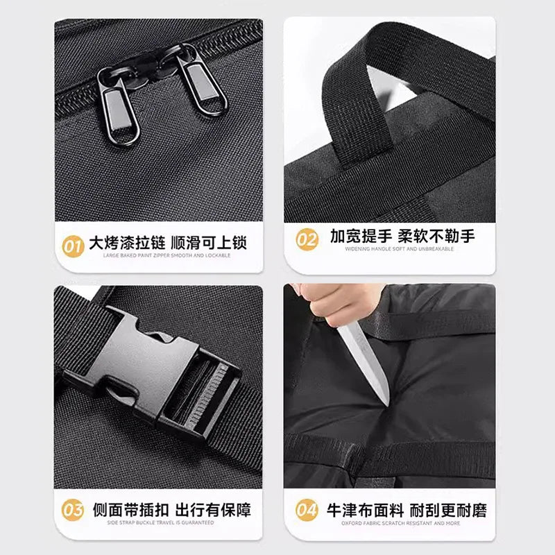 Heavy-duty Moving Bag Large Capacity Household Storage Bags Thickened Oxford Travel Bag Blanket Pack Storage Organizing Luggage