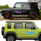 Car Stickers For SUZUKI JIMNY XL WAGON JC74 4Door 2023-24 Auto Door Side Decal Kit  Waterproof Vinyl Film Car Accessories