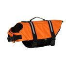 Dog Life Jacket Reflective Adjustable Buoyancy Safety Vest, Blue/Green/Orange/Red, XXS-XL
