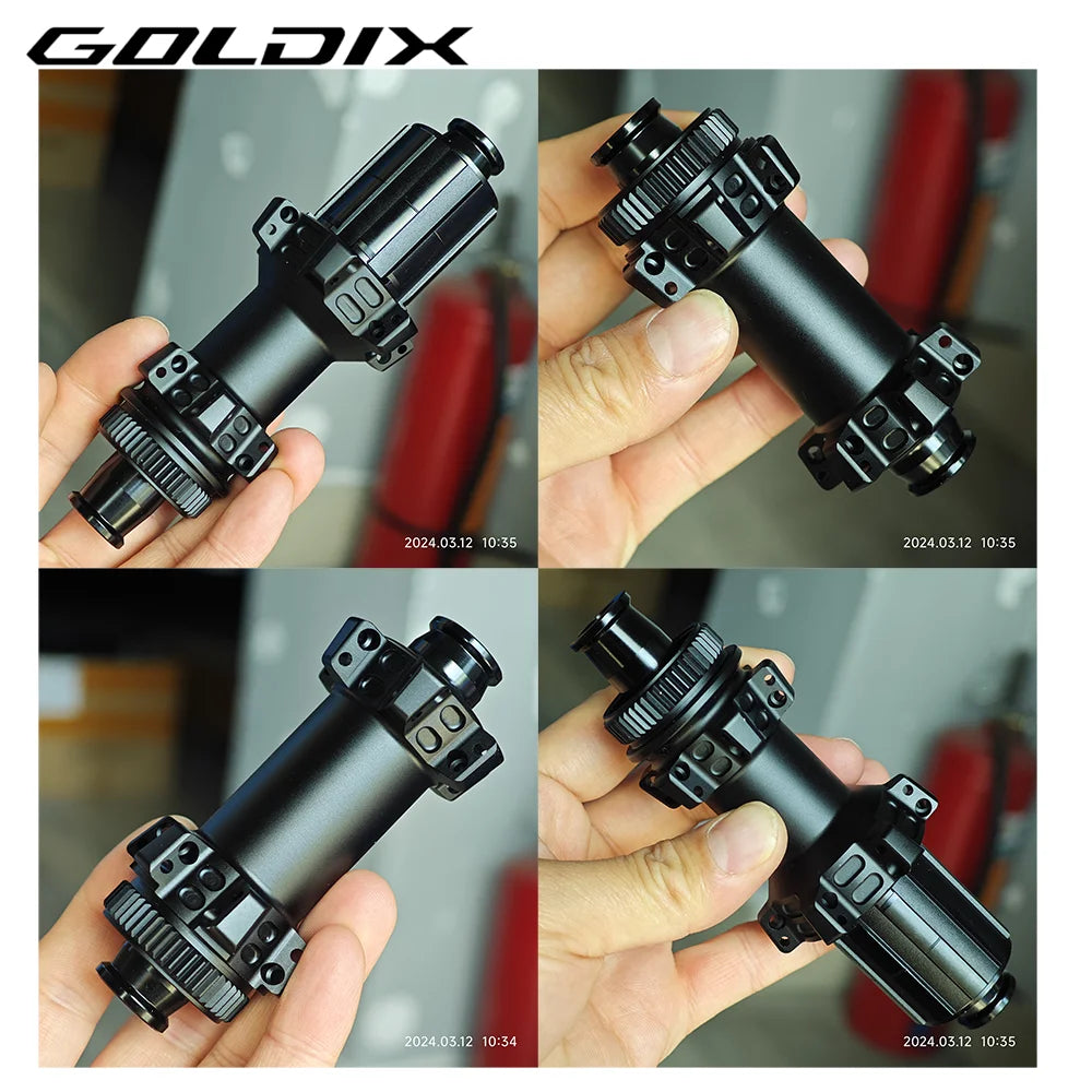GOLDIX R390 unmarked 24H sealed bearings, ultra-light 338g four-pawl road bike hub compatible with SHIMANO SRAM 11/12S cassettes