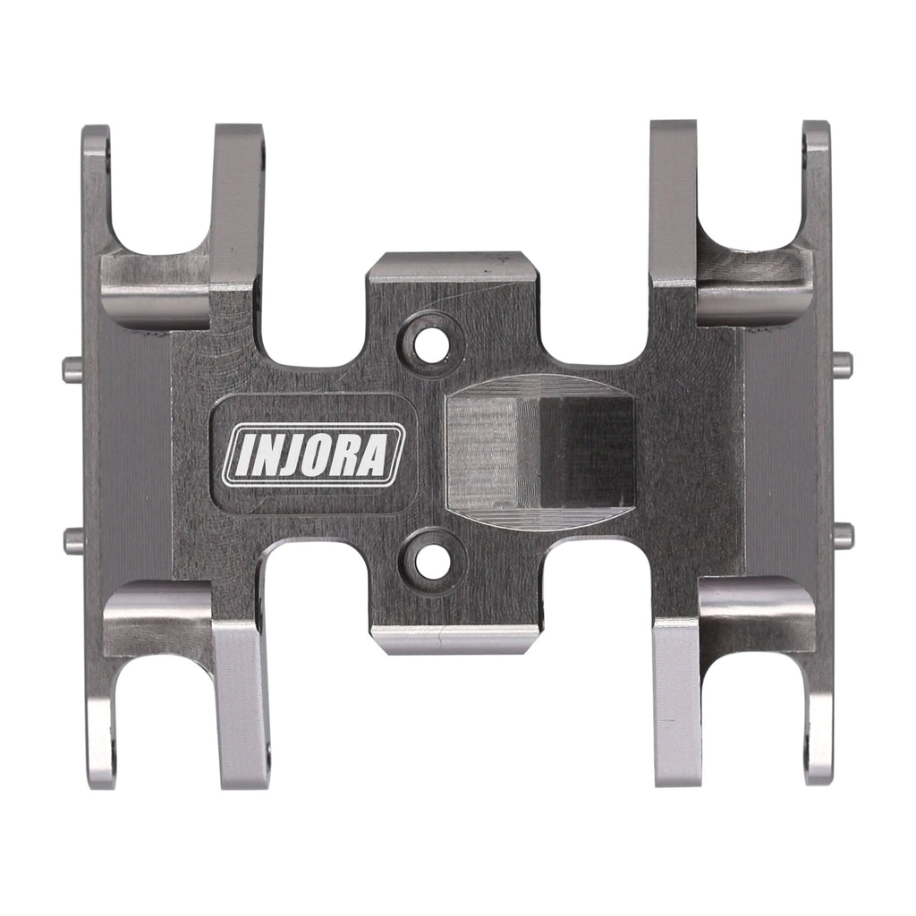 INJORA Brass/Aluminum Skid Plate Transmission Mount for 1/24 RC Crawler Axial SCX24 Upgrade Parts