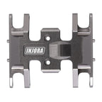 INJORA Brass/Aluminum Skid Plate Transmission Mount for 1/24 RC Crawler Axial SCX24 Upgrade Parts