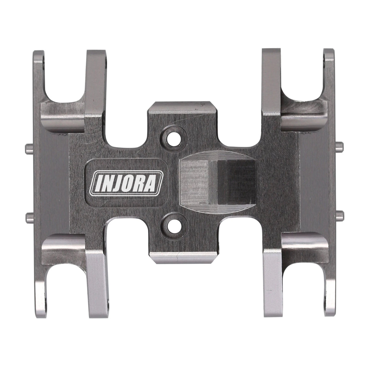 INJORA Brass/Aluminum Skid Plate Transmission Mount for 1/24 RC Crawler Axial SCX24 Upgrade Parts
