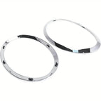 2PC For MINI Cooper F55 F56 F57 2013-2018 Chrome Left Right Front Headlights Frame Headlight Eyebrow Ring Cover Trim Replacement