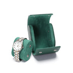 Embers Green Watch Roll 1 2 3 slots Luxury Genuine Watch Storage Box Travel Bag Watch Case Gift Box For Rolex