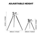 Fire-Maple Sunflower Gas Stove Stand 1/4'' Screw Lightweight Gas Heater Tripod Stainless Steel Outdoor Burner Holder for Camping