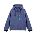 Unisex Hiking Jacket Waterproof Autumn Windbreaker Ourdoor Hooded Coats Women New Jacket Men Fishing Camping Climbing Coats
