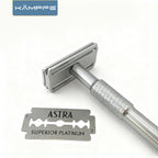 Kampfe Vintage Double-Edged Razor Non-Slip Aluminium Wet Grooming Shaver Classic for Men & Women