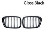 Pulleco For BMW E39 5 Series 525 528 Gloss Black Grille Car Front Hood Grill Kidney Grilles Racing Grill 99-03 Auto Accessories