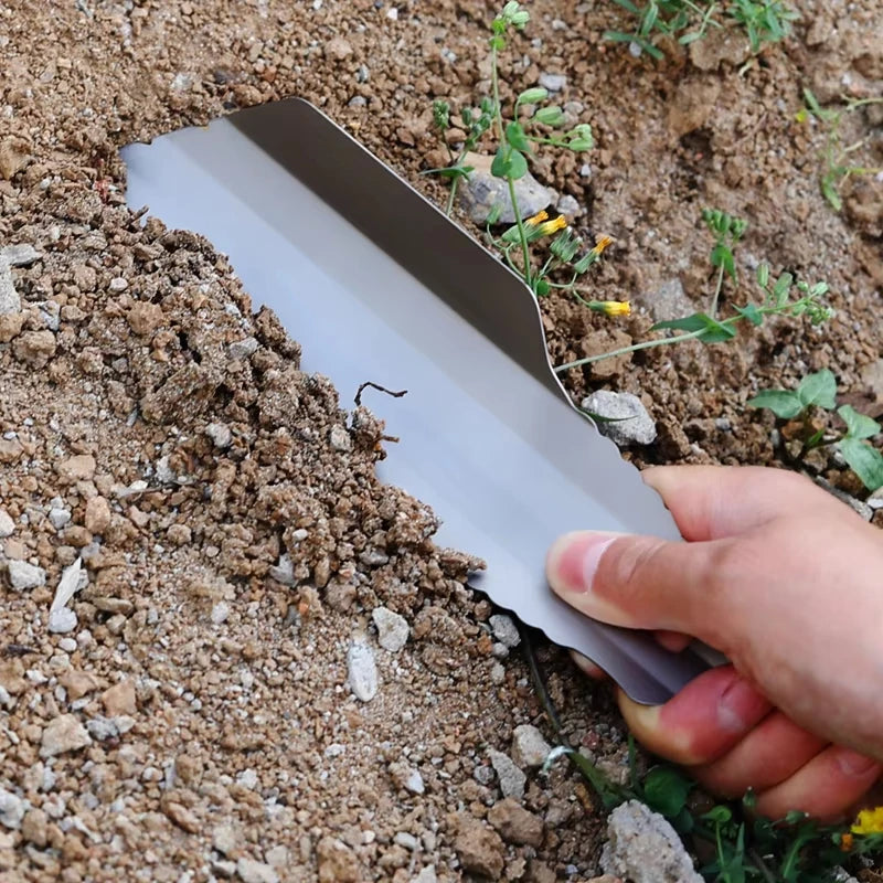 Tiartisan Titanium Corrosion-resistant Garden Hand Shovel Outdoor Camping Hiking Backpacking Mini Ultralight Portable Trowel