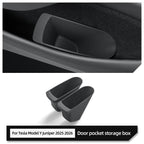 LUCKEASY Front Door Storage Box for Tesla Model Y Juniper/Model YL 2025 2026 TPE Garbage Storage Bin 2pcs Interior Accessories