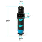 Fuel Injectors EV1 850cc or 1000cc Set 4pcs/8pcs High Flow 80lb Deka Style