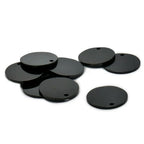 20pcs Stainless Steel Round Pet ID Tag Mirror Finish Collar Name Pendant 25-35mm