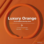 38cm Non-Slip Suede Car Steering Wheel Cover, Nappa leather, For CHERY OMODA C5 E5 S5/GT FX 2022 2023 2024 Car Auto Accessories