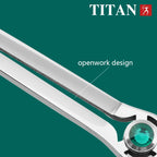 Titan Pet Grooming Scissors 7.0-7.5 Inch Professional Dog Hair Cutting Shears