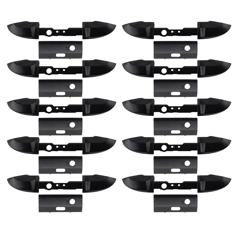 10pcs LB/RB Bumper Button Replacement Set for Xbox Series X/S Controller, Black