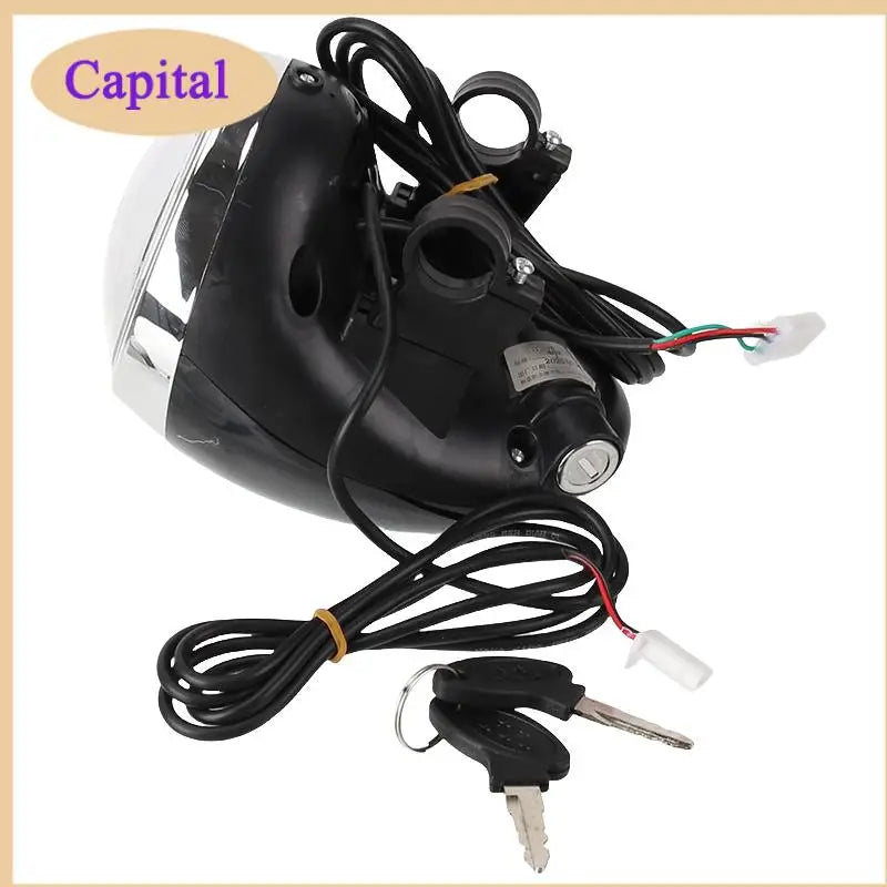 For CItycoco Angel Eyes 48/60v headlight Electric Scooter turktron electric Motorcycle Headlight China Scooter Parts