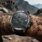 2026 New 1000mAh Big Battery Smart Watch Men Outdoor GPS Compass 10ATM Waterproof Bluetooth Call AMOLED HD Swim Sport Smartwatch
