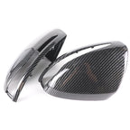 Mercedes-Benz Door Mirror Cap Covers Carbon Fiber Look or Bright Black for W205 W213 W222