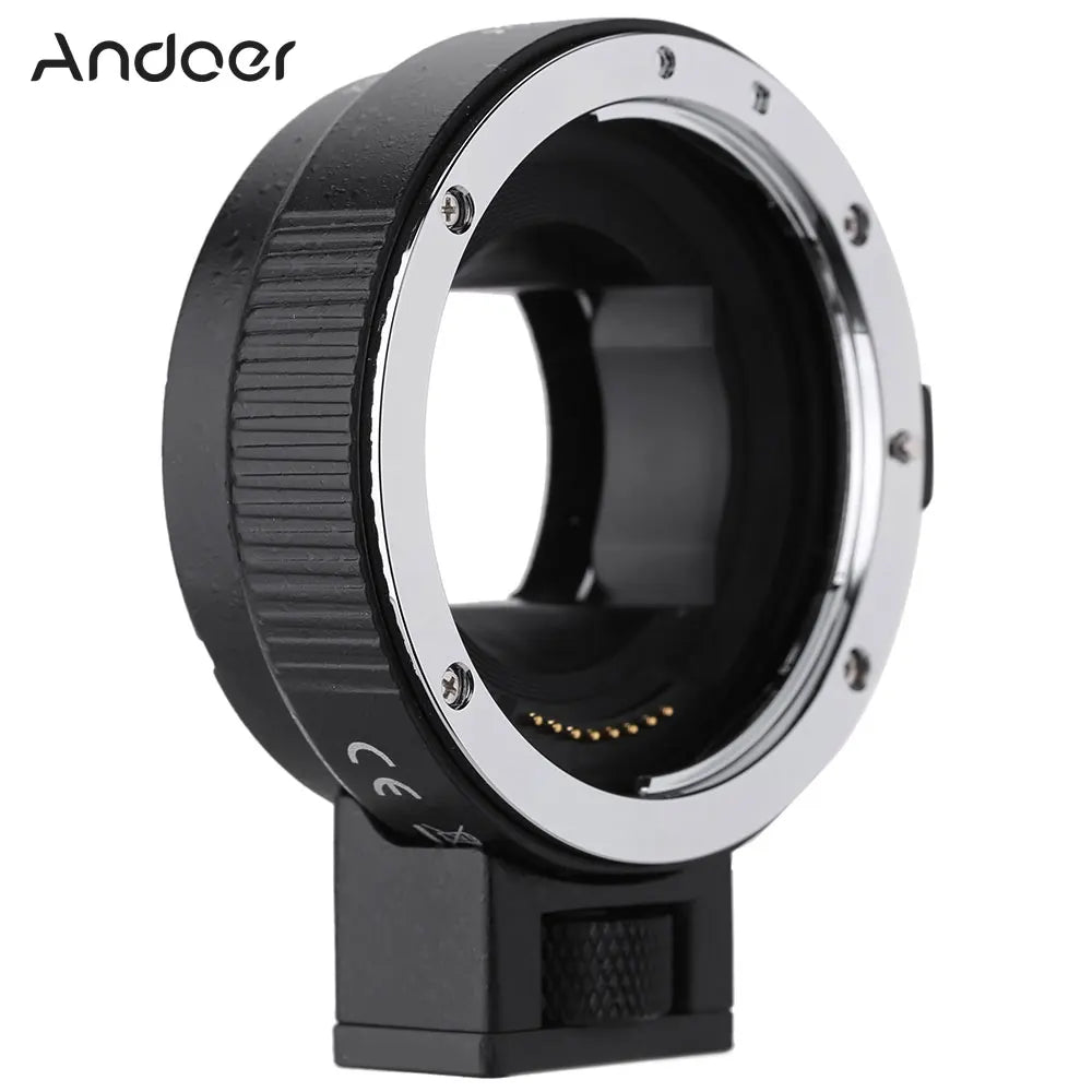 AF EF-NEXII Adapter Ring Andoer Auto Focus for Canon EF EF-S Lens to use for Sony NEX E Mount 3/3N/5N/5R/A7/A7R/A7S/A5000/A5100