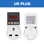 Automatic Voltage Protector Socket 220V 16A Adjustable Over/Under Voltage Cutoff, EU Plug