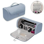 Hair Dryer & Curling Iron Storage Bag with Hanging Hook, Waterproof Non-Slip, Black