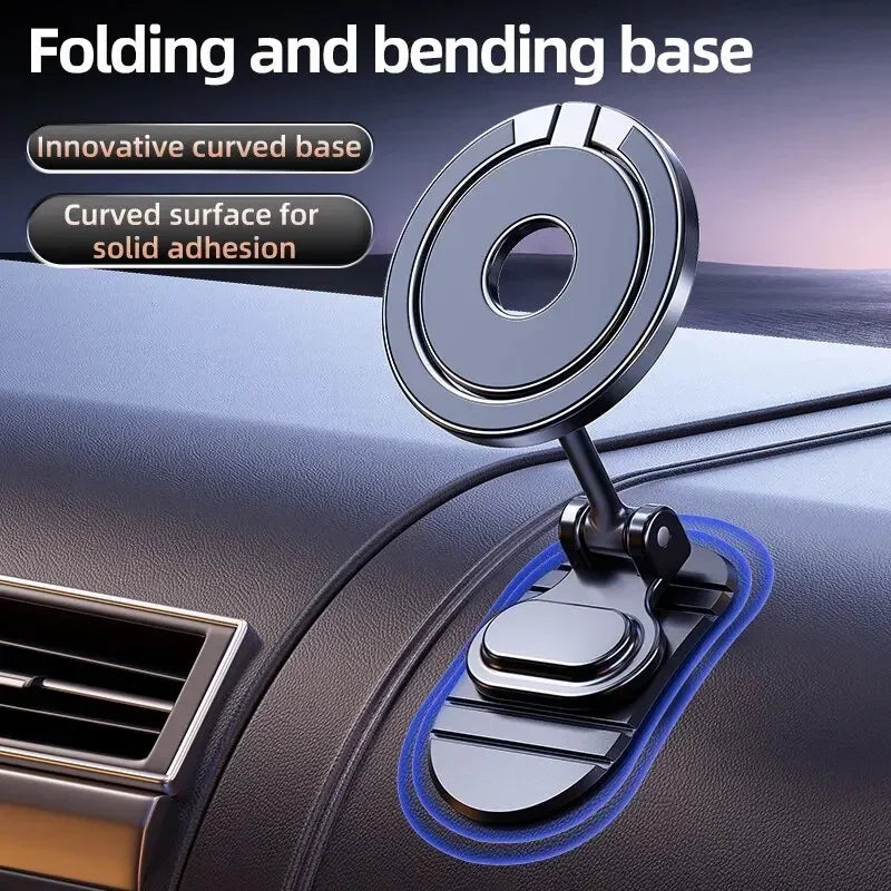 Magnetic Car Phone Holder Stand Magnet Car Mount GPS Mobile Support In Car Bracket for Macsafe iPhone 15 14 13 12 Samsung Xiaomi