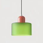 Glass pendant light chandelier, E27 socket, 1.9m cord, 90-260V, white shade