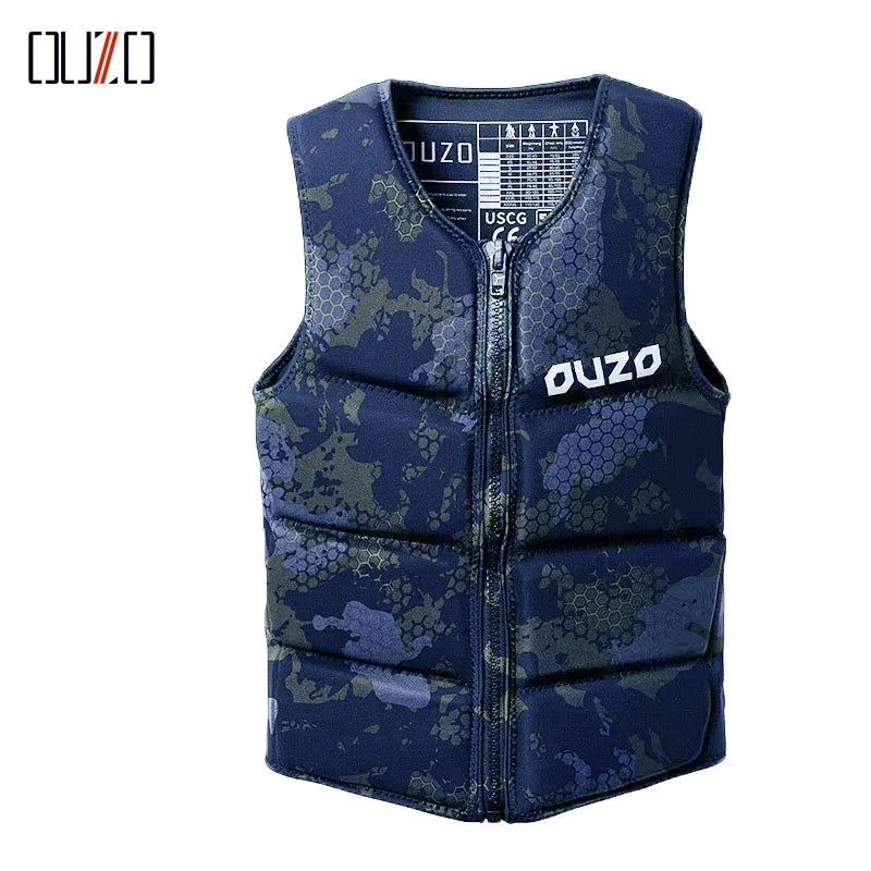 Mens Neoprene Wakesurf Comp Vest - Designed Exclusively for Wake Surfing, but Great for All Other Watersports Activities!