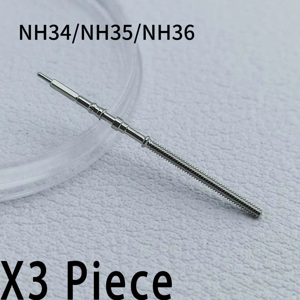 NH35 Stems 10Pcs/3Pcs Movement Watch Stem Crown Kit Watch Parts For NH34 NH35 NH36 VK63 Miyota8215 Stem Spare Parts High Quality