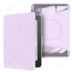 Transparent Acrylic Back Case For Kobo Clara BW N365 Clara Colour 2024 N367 2E 6'' N506 Ebook Magnetic Separation Rotating Cover